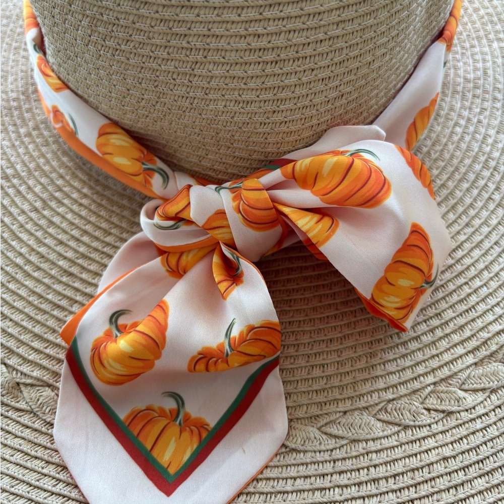 Pumpkin Twilly Scarf - Picture 6 of 9